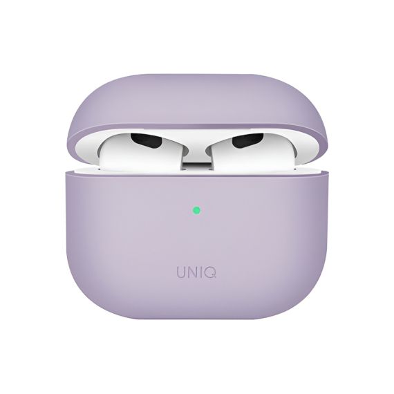 ЧЕХОЛ UNIQ CASE SILICON LINO HYBRID LILAC ДЛЯ AIRPODS 3RD GEN, LAVANDER