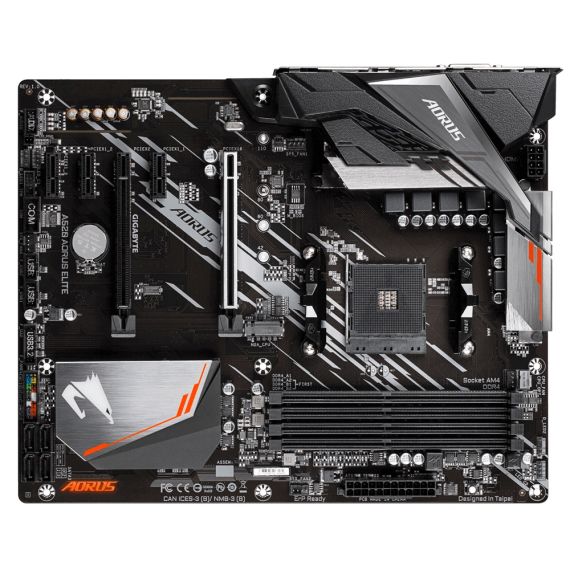GIGABYTE GA-A520 AORUS ELITE, SOCKET AM4, AMD A520, DUAL 4XDDR4-4733, ГРАФИКА APU AMD, DVI, HDMI, 2XPCIE X16, 4XSATA3, RAID, 1XM.2, 3XPCIE X1, ALC1200 HDA, S/PDIF, GBE LAN, 1XUSB3.2GEN2, 5XUSB3.2, RGB FUSION 2.0, ATX