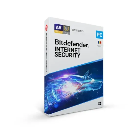 BITDEFENDER ANTIVIRUS INTERNET SECURITY 2024, 1 ГОД, 5 УСТРОЙСТВ