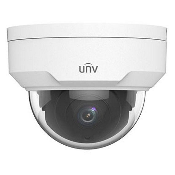 UNV IPC322LR3-VSPF28-A, EASY DOME 2MP, 1/2.7" CMOS, ФИКСИРОВАННЫЙ ОБЪЕКТИВ 2.8ММ, ИК ДО 30М, ICR, 1920X1080:30FPS, ULTRA 265/H.264/MJPEG, ТРОЙНОЙ ПОТОК, DWDR, IP67, HLC, 2-AXIS, DC12V/POE