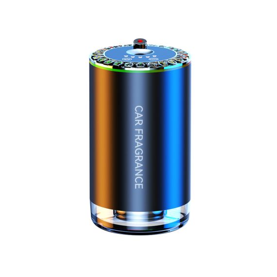 УЛЬТРАЗВУКОВОЙ АВТОМОБИЛЬНЫЙ АРОМАДИФФУЗОР, АККУМУЛЯТОР 500 МАЧ/1,85 ВТЧ, БУТЫЛОЧКА 50 МЛ, ЗВУКОВАЯ ПОДСВЕТКА, ЧЕРНЫЙ