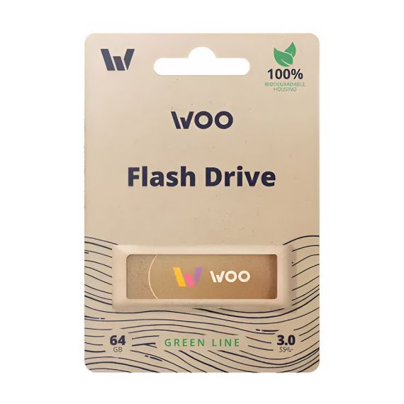 WOO USB DRIVE 3.0 GREEN LINE 32GB