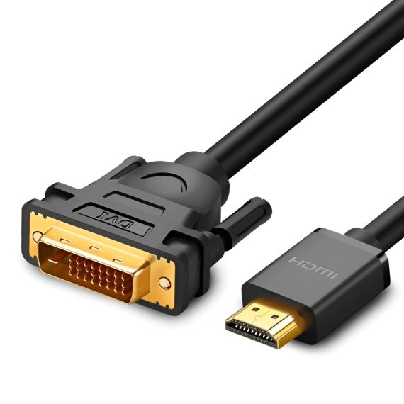 UGREEN КАБЕЛЬ HDMI - DVI 1080P@60HZ 2M HD106, ЧЕРНЫЙ