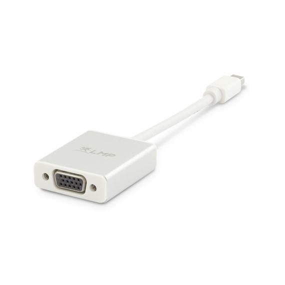 LMP MINI-DISPLAYPORT TO VGA ADAPTER, MINI-DP TO VGA MONITOR, WHITE