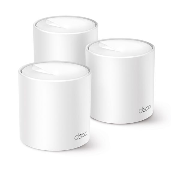 MESH WI-FI 6 СИСТЕМА TP-LINK DECO X10(3-PACK)/ AX1500 DUAL BAND /  2 LAN/WAN GIGABIT PORT