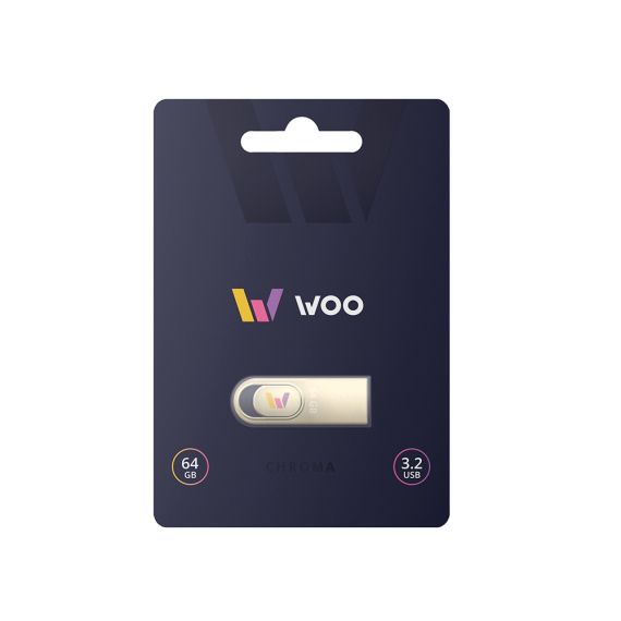 WOO USB DRIVE 3.2 CHROMA 64 GB