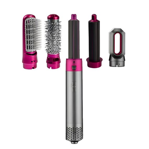 ЭЛЕКТРИЧЕСКИЙ АВТОМАТИЧЕСКИЙ НАБОР ДЛЯ ЗАВИВКИ ВОЛОС 4 В 1, СЕРЫЙ