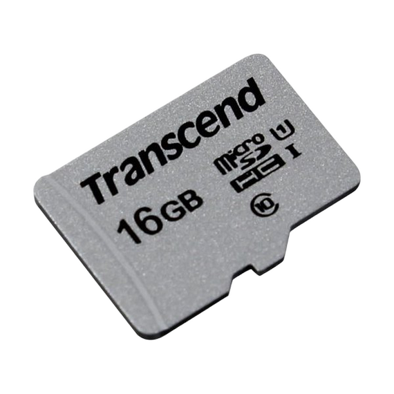 КАРТА ПАМЯТИ TRANSCEND MICROSDHC UHS-I (U1), CLASS 10, 16ГБ (TS16GUSD300S)