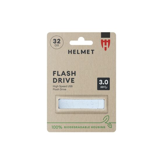 БИОРАЗЛАГАЕМЫЙ ФЛЕШ-НАКОПИТЕЛЬ USB 3.0 HELMET, 32 ГБ