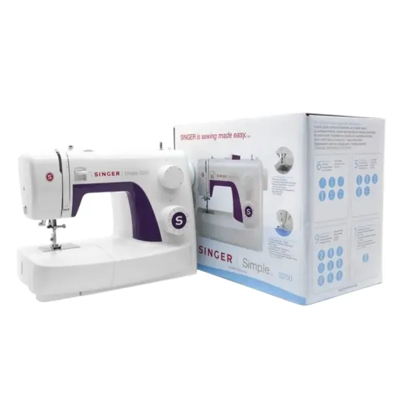 ШВЕЙНАЯ МАШИНА SINGER 3250, БЕЛЫЙ | ФИОЛЕТОВЫЙ