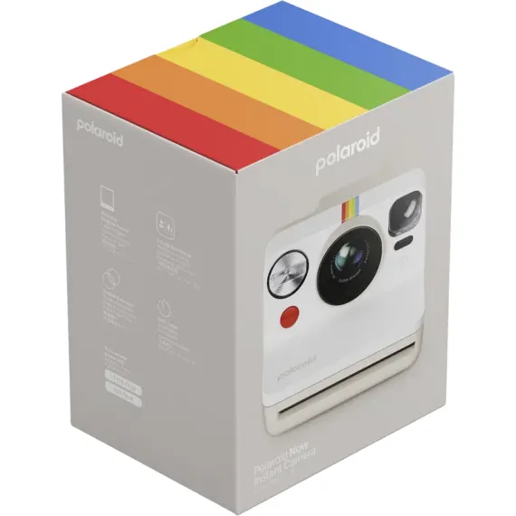 ФОТОАППАРАТ МОМЕНТАЛЬНОЙ ПЕЧАТИ POLAROID NOW GEN 3 + COLOR FILM BUNDLE, БЕЛЫЙ