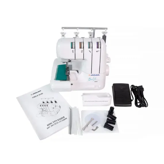 ОВЕРЛОК JAGUAR 735D, БЕЛЫЙ