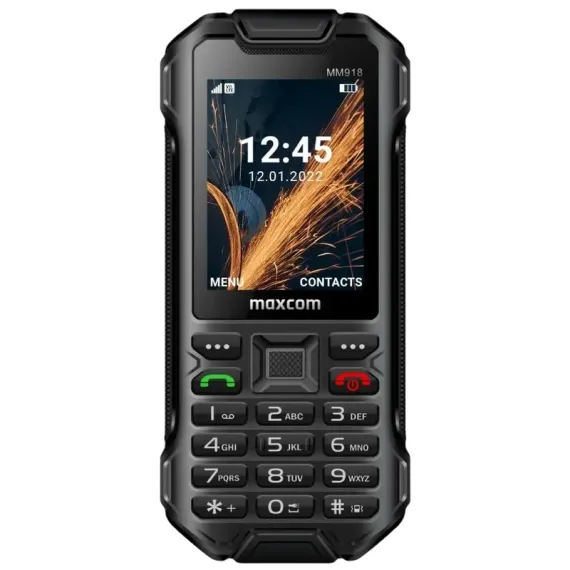 МОБИЛЬНЫЙ ТЕЛЕФОН MAXCOM MM918, ЧЁРНЫЙ