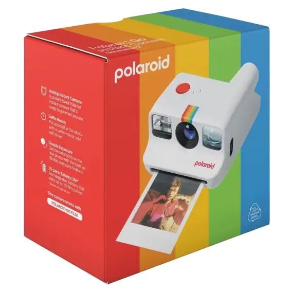 ФОТОАППАРАТ МОМЕНТАЛЬНОЙ ПЕЧАТИ POLAROID GO GEN2, БЕЛЫЙ