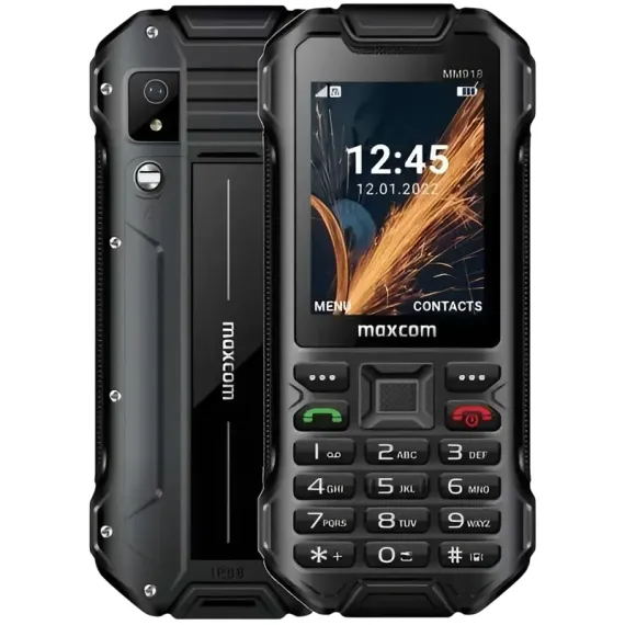 МОБИЛЬНЫЙ ТЕЛЕФОН MAXCOM MM918, ЧЁРНЫЙ