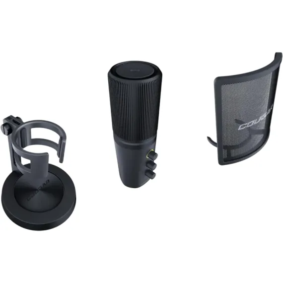 ИГРОВОЙ МИКРОФОН COUGAR SCREAMER-X, ПРОВОДНОЙ АНАЛОГОВЫЙ, ЧЕРНЫЙ