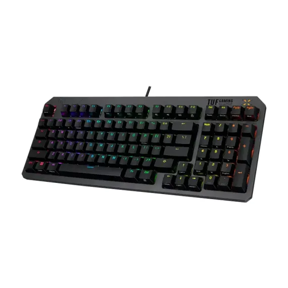 КЛАВИАТУРА ASUS TUF GAMING K3 GEN II, ПРОВОДНОЕ, ЧЁРНЫЙ
