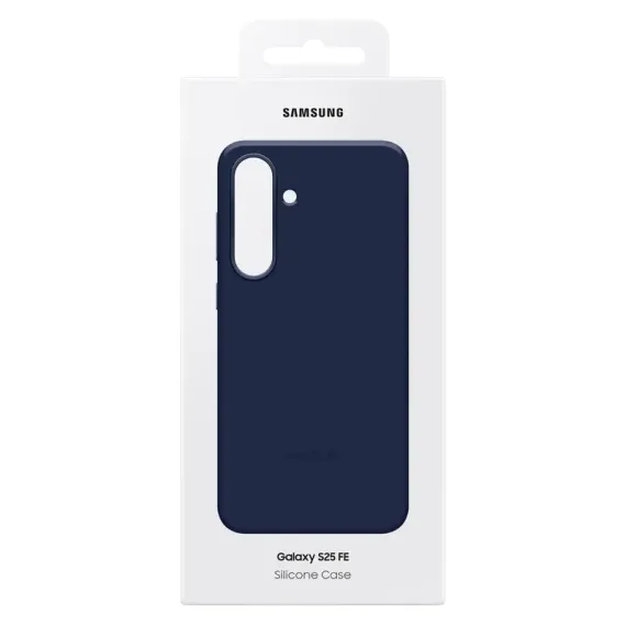 ЧЕХОЛ SAMSUNG SILICONE COVER ДЛЯ GALAXY S25 FE, ЧЁРНЫЙ