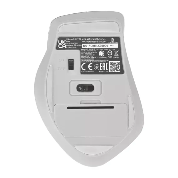 БЕCПРОВОДНАЯ МЫШЬ ASUS WT425, СЕРЕБРИСТЫЙ