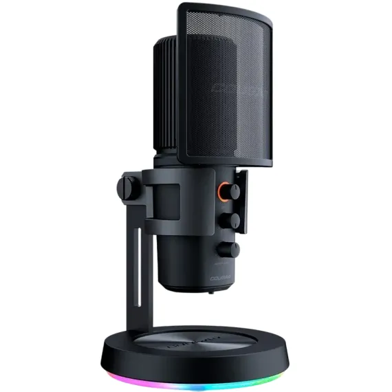 ИГРОВОЙ МИКРОФОН COUGAR SCREAMER-X, ПРОВОДНОЙ АНАЛОГОВЫЙ, ЧЕРНЫЙ