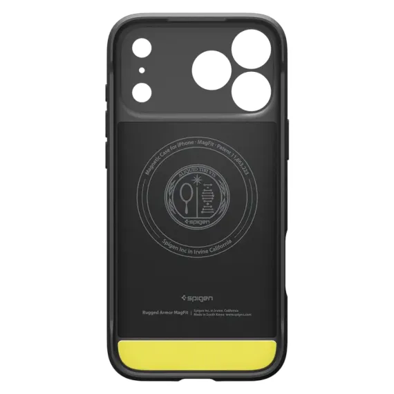 ЧЕХОЛ SPIGEN RUGGED ARMOR MAG ДЛЯ APPLE IPHONE 17 PRO MAX, МАТОВЫЙ ЧЕРНЫЙ