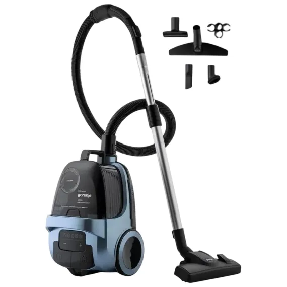ПЫЛЕСОС GORENJE VC2302G6AHBL, ГОЛУБОЙ | ЧЕРНЫЙ