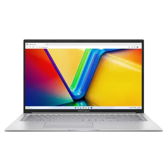 НОУТБУК 17,3" ASUS VIVOBOOK 17 X1704VA, COOL SILVER, INTEL CORE I7-1355U, 16ГБ/1024ГБ, БЕЗ ОС
