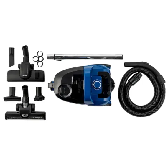 ПЫЛЕСОС GORENJE VC2206G4ADBL, ЧЕРНЫЙ | СИНИЙ
