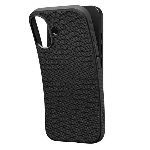 ЧЕХОЛ SPIGEN LIQUID AIR ДЛЯ APPLE IPHONE 17, МАТОВЫЙ ЧЕРНЫЙ