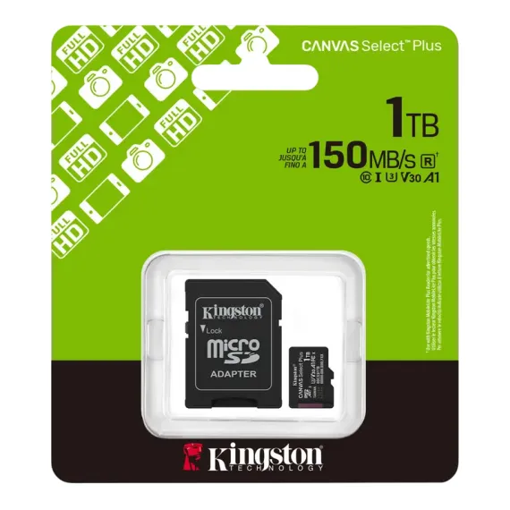 КАРТА ПАМЯТИ KINGSTON CANVAS SELECT PLUS, 1024ГБ (SDCS3/1TB)