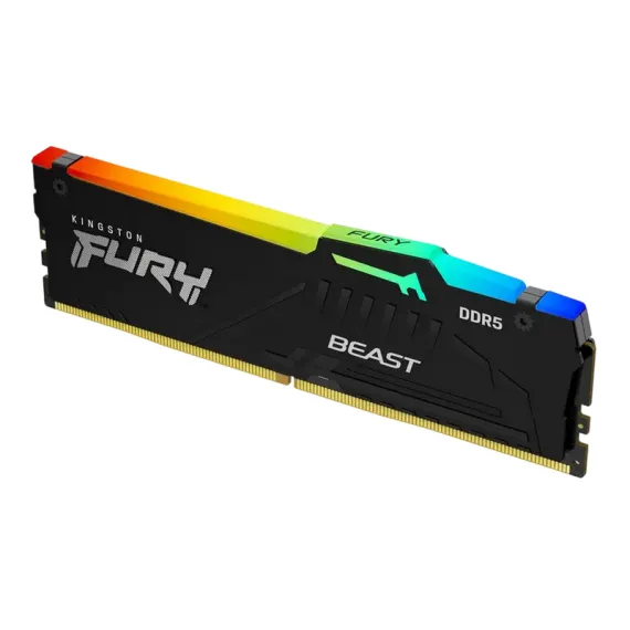 ОПЕРАТИВНАЯ ПАМЯТЬ KINGSTON FURY BEAST RGB, DDR5 SDRAM, 6000 МГЦ, 8 ГБ, KF560C30BBEA-8