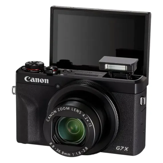 КОМПАКТНЫЙ ФОТОАППАРАТ CANON POWERSHOT G7 X MARK III, VLOGGER KIT, ЧЕРНЫЙ