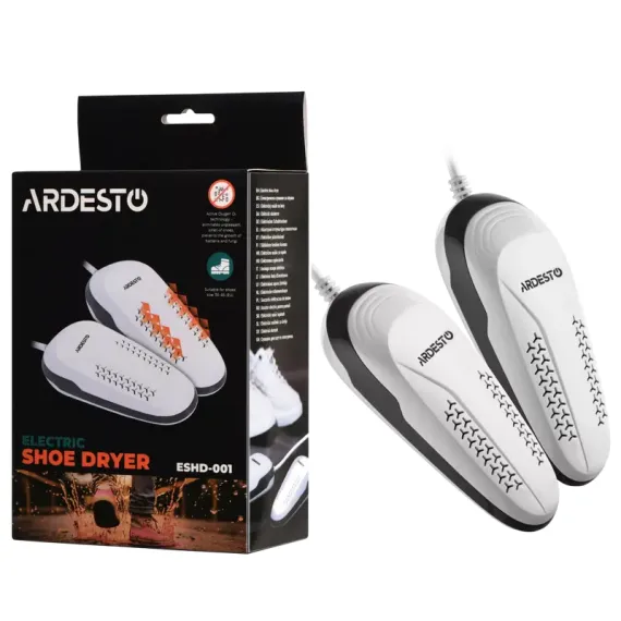 СУШИЛКА ДЛЯ ОБУВИ ARDESTO ESHD-001, БЕЛЫЙ | СЕРЫЙ