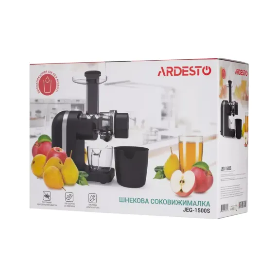 СОКОВЫЖИМАЛКА ARDESTO JEG-1500S, ЧЁРНЫЙ