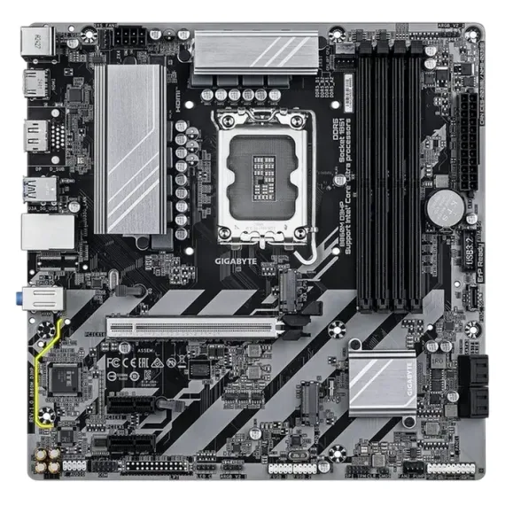 МАТЕРИНСКАЯ ПЛАТА GIGABYTE B860M D3HP, LGA1851, INTEL B860, MICRO-ATX