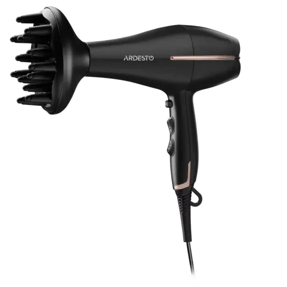 ФЕН ARDESTO HD-Y220PRO, 2200ВТ, ЧЁРНЫЙ