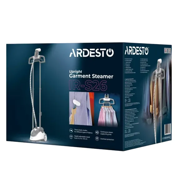 СТАЦИОНАРНЫЙ ОТПАРИВАТЕЛЬ ARDESTO IR-S26, БЕЛЫЙ | СЕРЫЙ