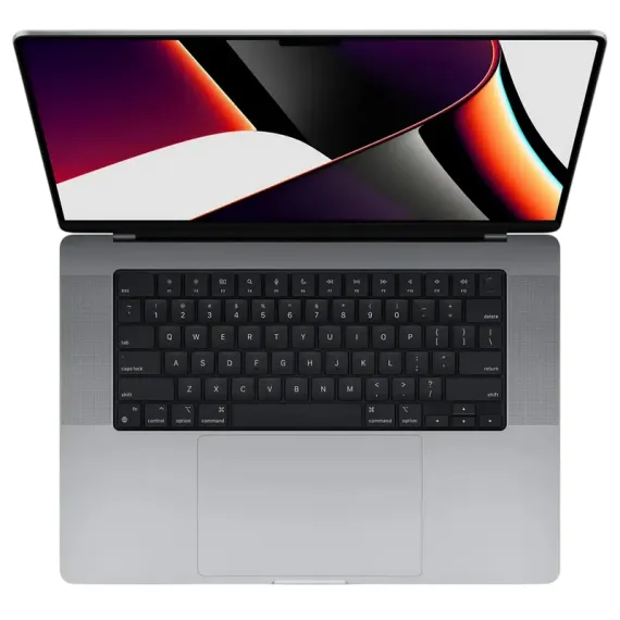 НОУТБУК 16,2" APPLE MACBOOK PRO 16 A2485, SPACE GRAY, M1 PRO WITH 10-CORE CPU AND 16-CORE GPU, 32ГБ/512ГБ, MACOS MONTEREY