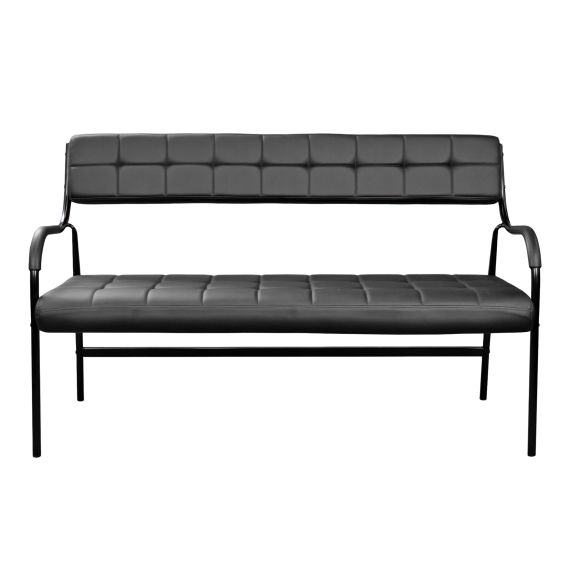 BANCHETA N-13~(3 LOCURI 140X60CM) BLACK