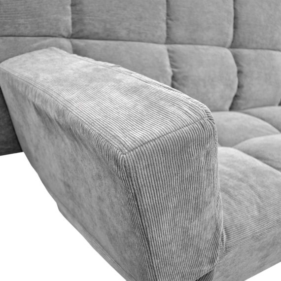 CANAPEA EXTENSIBILĂ LM-58 DARK GREY VELVET