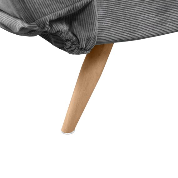 CANAPEA EXTENSIBILĂ LM-58 DARK GREY VELVET