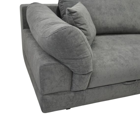 CANAPEA EXTENSIBILĂ NEAPOLI DARK GREY