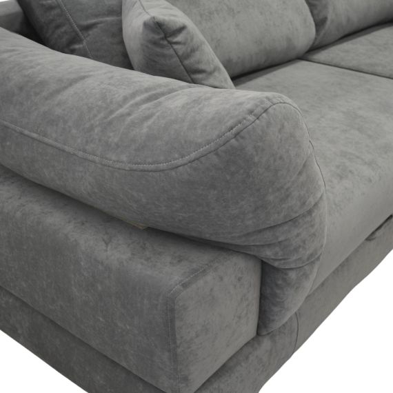 CANAPEA EXTENSIBILĂ NEAPOLI DARK GREY