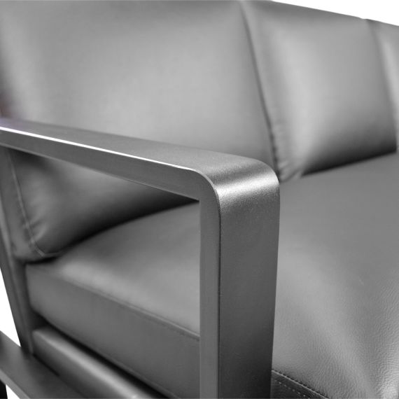 CANAPEA YORK 3 PU BLACK