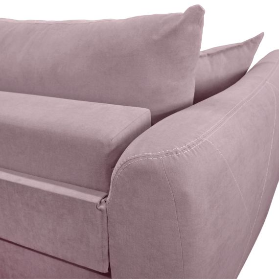 CANAPEA EXTENSIBILĂ MILAN PINK