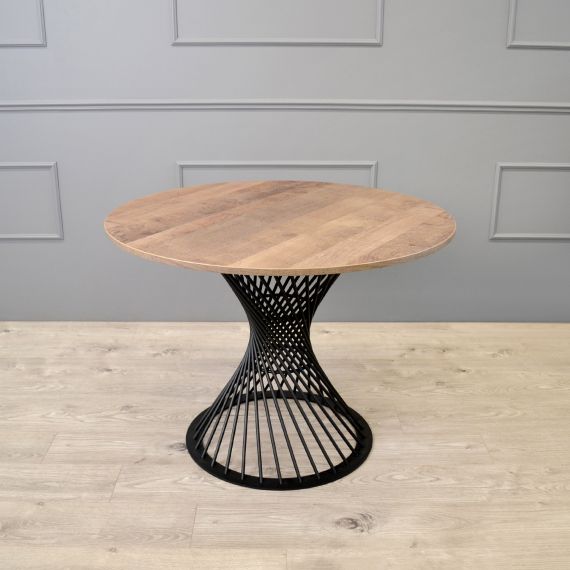 MASĂ FELICIA COLONIAL+BLACK LEG ∅100