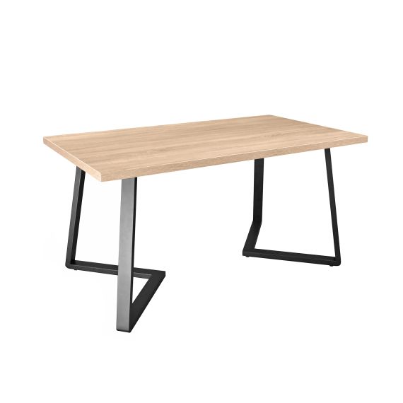 MASĂ FRIDA SONOMA+BLACK LEGS 150X80