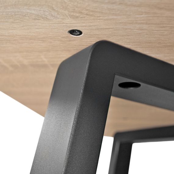 MASĂ FRIDA SONOMA+BLACK LEGS 150X80