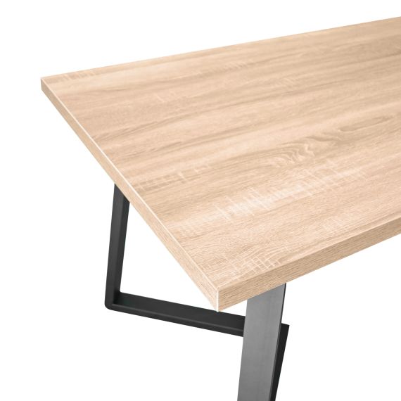 MASĂ FRIDA SONOMA+BLACK LEGS 150X80