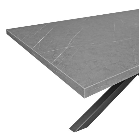 MASĂ VESTA MARMURĂ NEAGRĂ 150X80